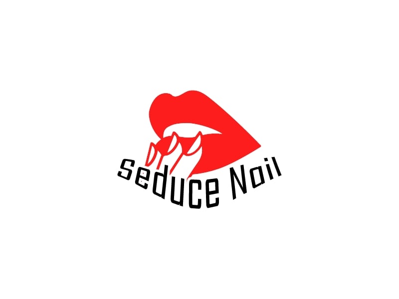 Seduce Nail logo design