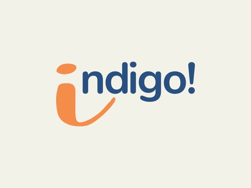 indigo! logo design