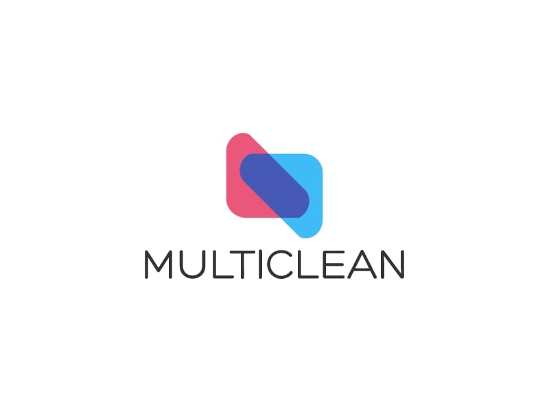 multiclean logo design
