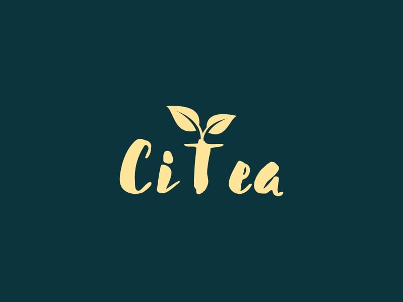 CiTea logo design
