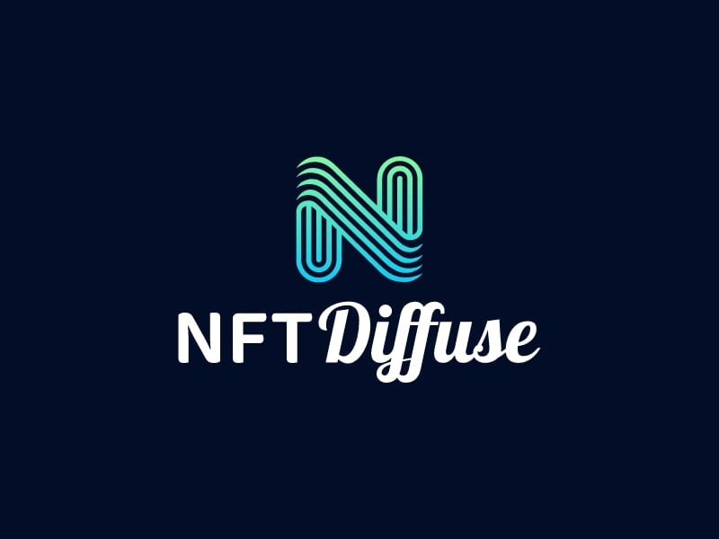 NFT Diffuse logo design