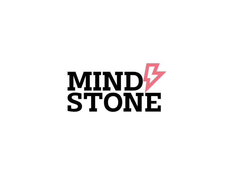 mind stone logo design