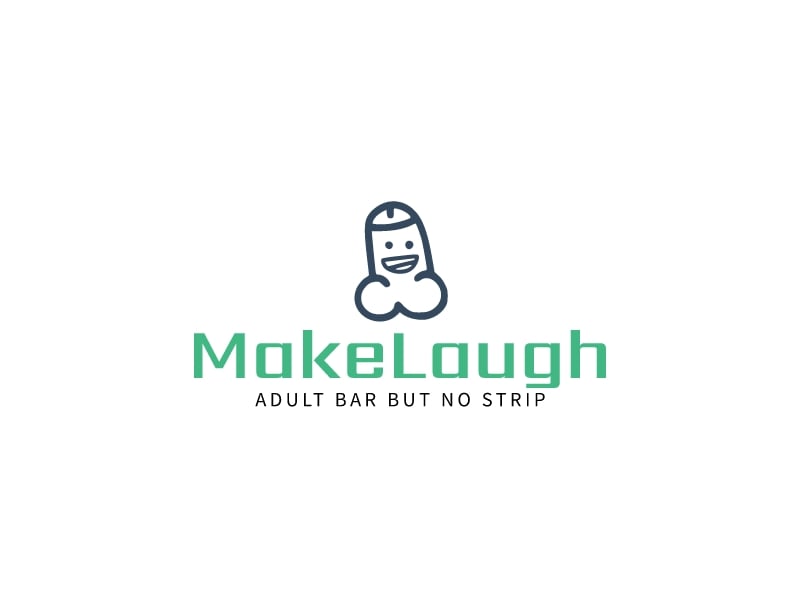 MakeLaugh logo design