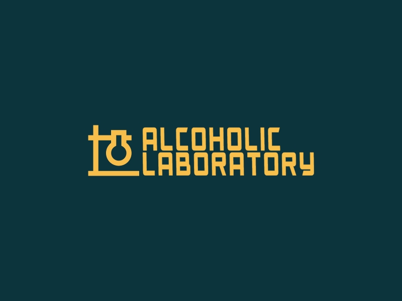 Alcoholic Laboratory logo design