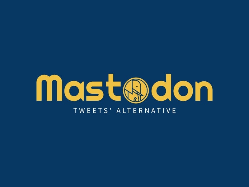 Mastodon logo design