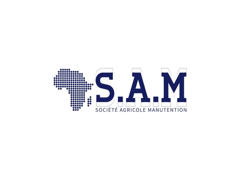 s.a.m logo design