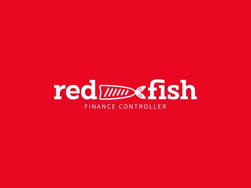 red fish logo design