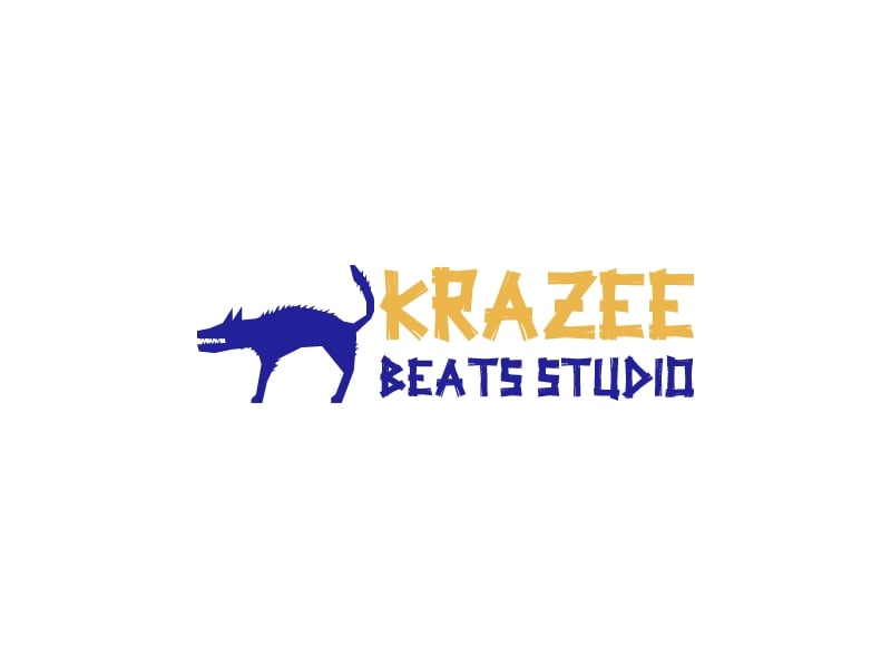 Krazee Beats Studio logo design
