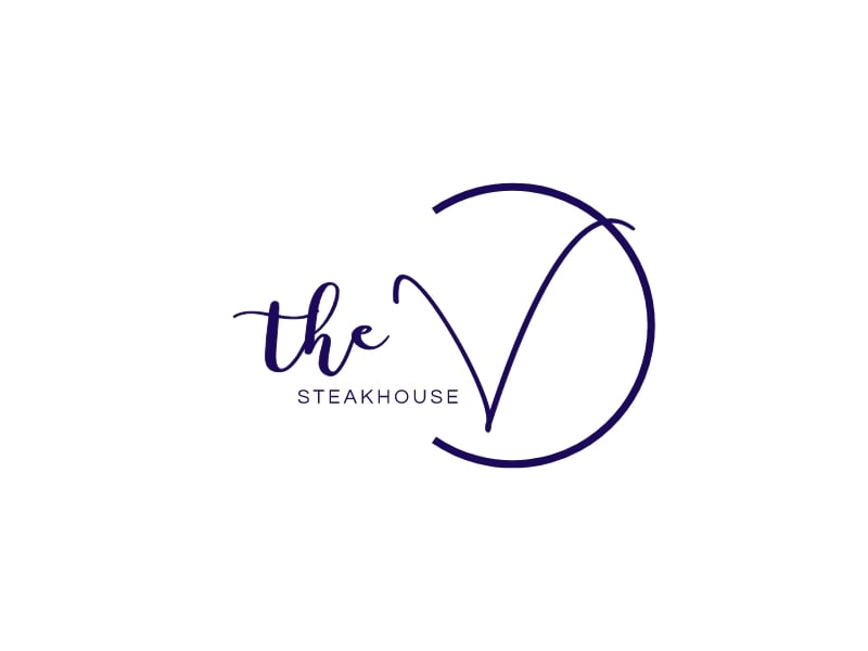the V logo design