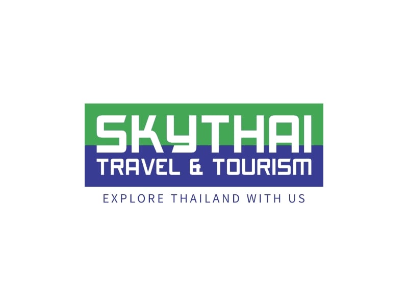 Skythai Travel & Tourism logo design