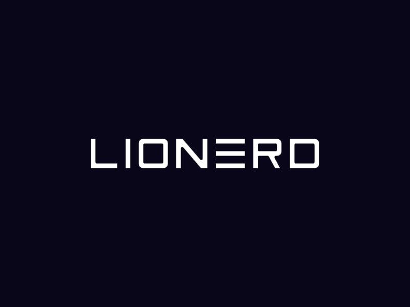 LIONERD logo design