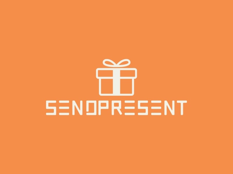 Send Present logo design