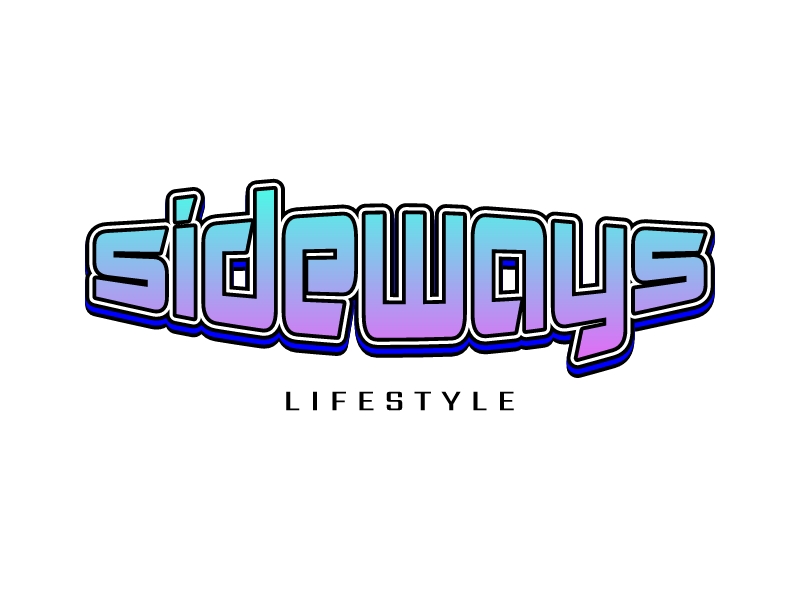 sideways logo design