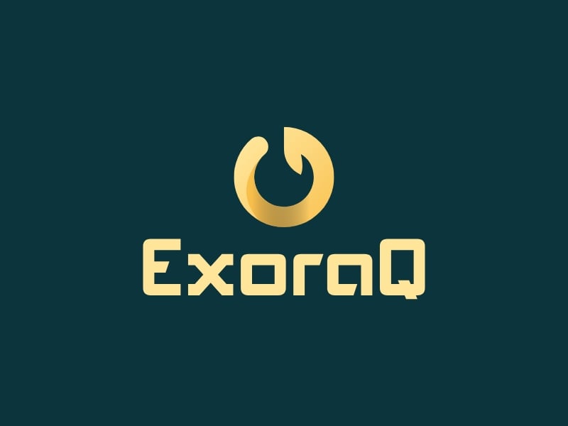ExoraQ logo design