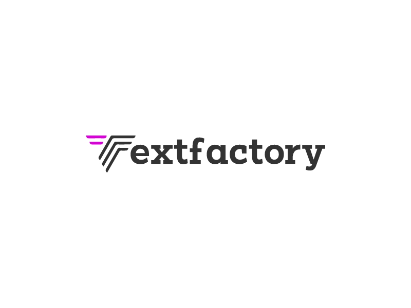 Textfactory logo design