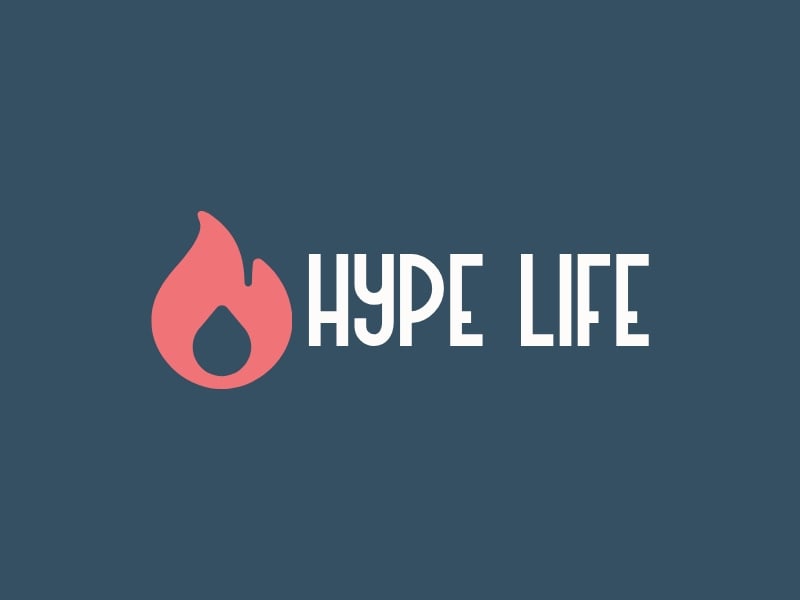 Hype life logo design