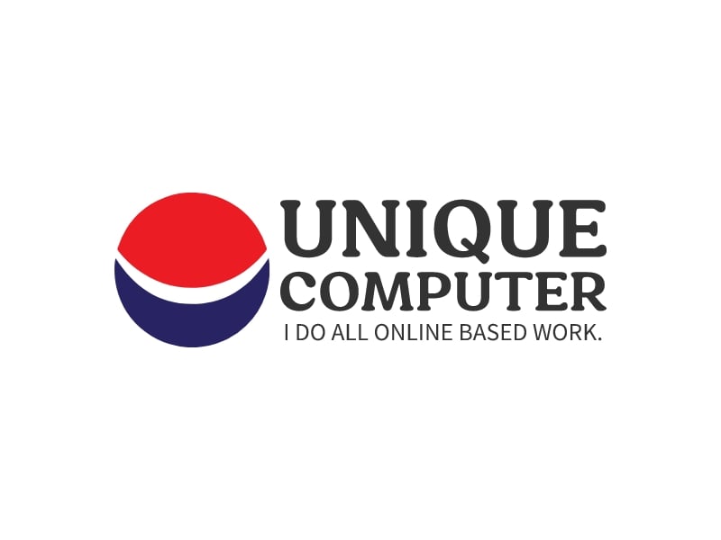 UNIQUE COMPUTER logo design