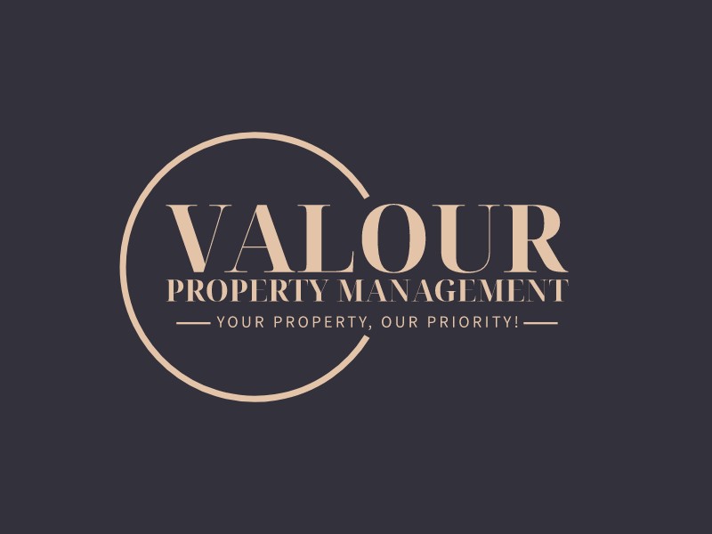 VALOUR PROPERTY MANAGEMENT logo design