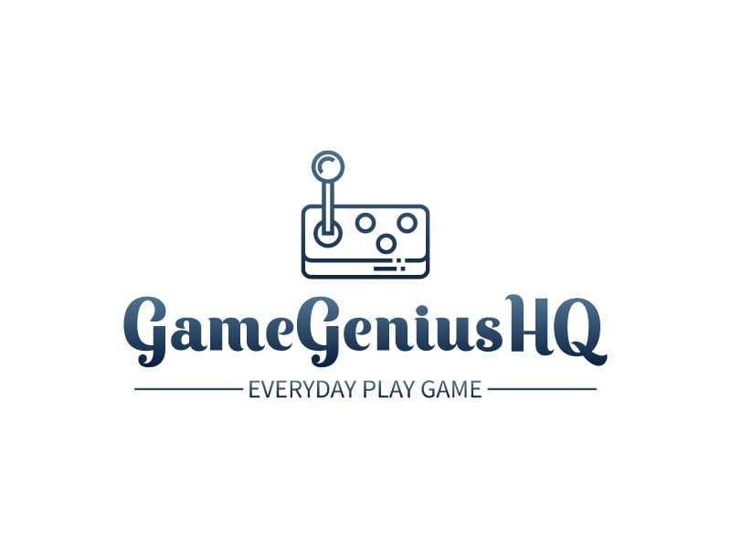 GameGeniusHQ logo design