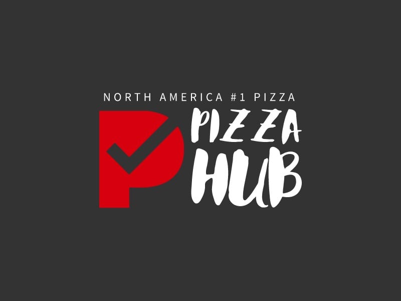 Pizza Hub logo design