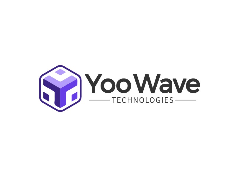 YooWave logo design
