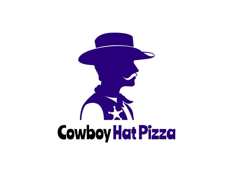 Cowboy Hat Pizza logo design