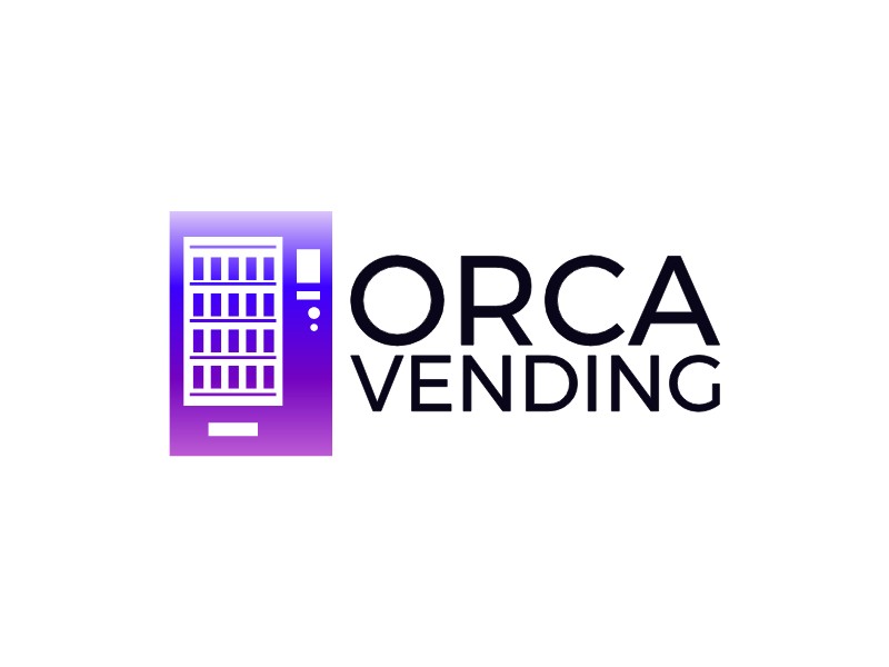 Orca Vending logo design