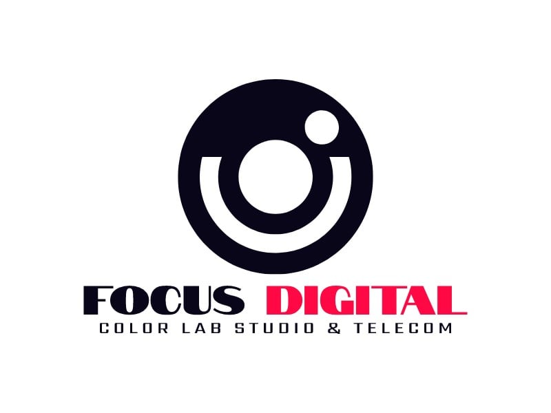 FOCUS DIGITAL logo design
