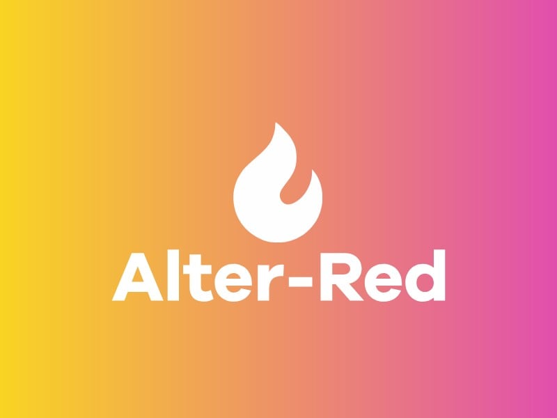 Alter-Red logo design