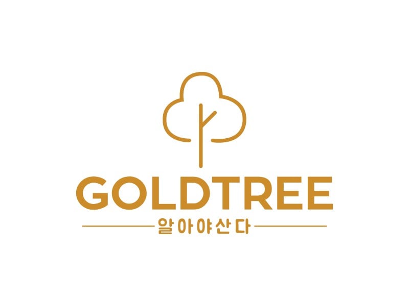 GOLDTREE logo design