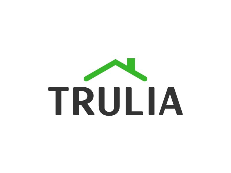 TRULIA logo design