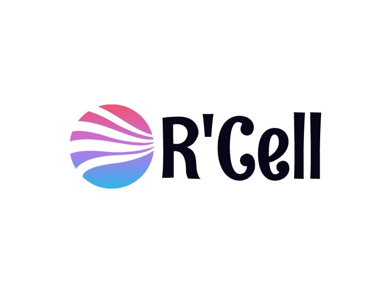 R'Cell logo design