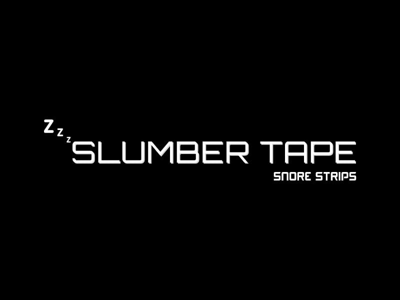 SLUMBER TAPE logo design